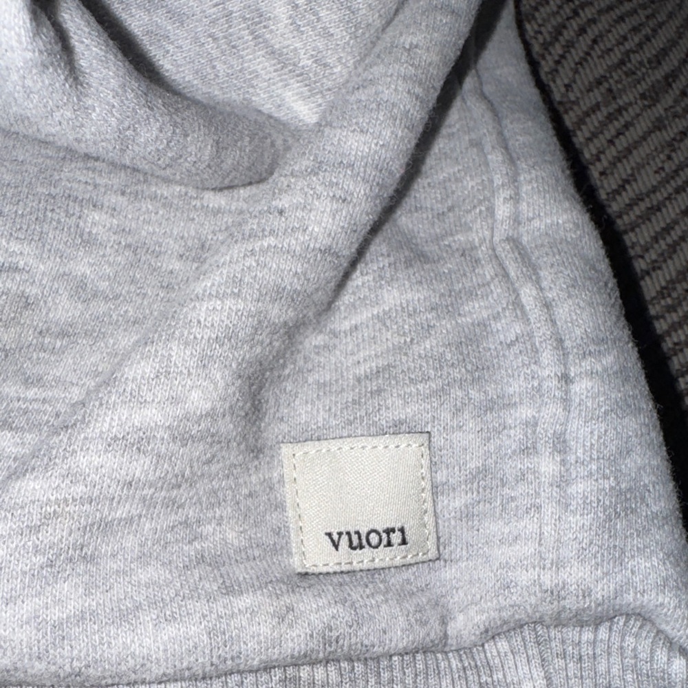 Vuori Gray Half-Zip Hoodie - Picture 5 of 8